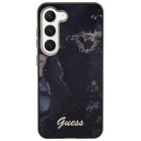 Guess GUHCS23MHTMRSK S23+ S916 black/black hardcase Golden Marble Collection