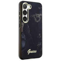 Guess GUHCS23MHTMRSK S23+ S916 black/black hardcase Golden Marble Collection