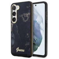 Guess GUHCS23SHTMRSK S23 S911 black/black hardcase Golden Marble Collection