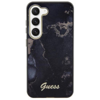 Guess GUHCS23SHTMRSK S23 S911 black/black hardcase Golden Marble Collection