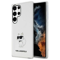 Karl Lagerfeld KLHCS23LHNCHTCT S23 Ultra S918 transparent hardcase Ikonik Choupette