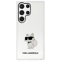Karl Lagerfeld KLHCS23LHNCHTCT S23 Ultra S918 transparent hardcase Ikonik Choupette