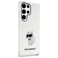 Karl Lagerfeld KLHCS23LHNCHTCT S23 Ultra S918 transparent hardcase Ikonik Choupette