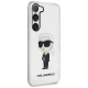 Karl Lagerfeld KLHCS23SHNIKTCT S23 S911 transparent hardcase Ikonik Karl Lagerfeld