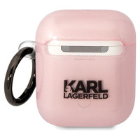 Karl Lagerfeld KLA2HNCHTCP Airpods 1/2 cover pink/pink Ikonik Choupette