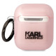 Karl Lagerfeld KLA2HNCHTCP Airpods 1/2 cover pink/pink Ikonik Choupette