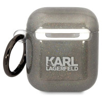 Karl Lagerfeld KLA2HNKCTGK Airpods 1/2 cover black/black Gliter Karl&Choupette