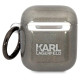 Karl Lagerfeld KLA2HNKCTGK Airpods 1/2 cover black/black Gliter Karl&Choupette