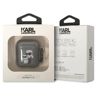 Karl Lagerfeld KLA2HNKCTGK Airpods 1/2 cover black/black Gliter Karl&Choupette