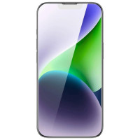 Baseus Full Screen Tempered Glass for iPhone 14 Plus / 13 Pro Max with Speaker Cover 0.4mm + Mounting Kit