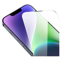 Baseus Full Screen Tempered Glass for iPhone 14 Plus / 13 Pro Max with Speaker Cover 0.4mm + Mounting Kit