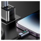 Joyroom Prism Series A16 Lightning / USB-A Cable 2.4A 1.2m with LED Display - Black