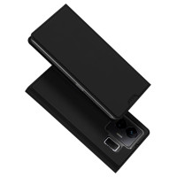 Dux Ducis Skin Pro Case For Realme GT Neo 5 / Realme GT3 Flip Cover Card Wallet Stand Black