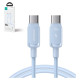 Joyroom Multi-Color Series A14 USB-C / USB-C Cable 100W 1.2 m - Blue