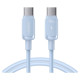 Joyroom Multi-Color Series A14 USB-C / USB-C Cable 100W 1.2 m - Blue