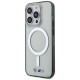BMW Case BMW BMHMP14LHCRS iPhone 14 Pro 6.1" transparent hardcase Silver Ring MagSafe