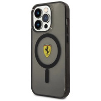 Ferrari FEHMP14XURKK iPhone 14 Pro Max 6.7" black/black hardcase Translucent Magsafe