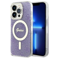 Guess GUHMP14LH4STU iPhone 14 Pro 6.1" purple/purple hardcase 4G MagSafe