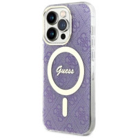 Guess GUHMP14LH4STU iPhone 14 Pro 6.1" purple/purple hardcase 4G MagSafe