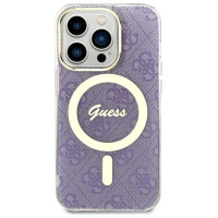 Guess GUHMP14LH4STU iPhone 14 Pro 6.1" purple/purple hardcase 4G MagSafe