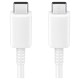Samsung EP-DN975BWEGWW USB-C - USB-C 5A 480Mb/s cable 1m - white