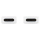 Samsung EP-DN975BWEGWW USB-C - USB-C 5A 480Mb/s cable 1m - white