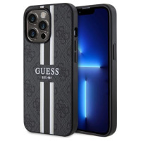 Guess GUHMP13LP4RPSK iPhone 13 Pro / 13 6.1" black/black hardcase 4G Printed Stripes MagSafe