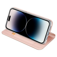Dux Ducis Skin Pro Wallet Case for iPhone 15 Pro - Pink