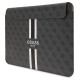 Guess 4G Printed Stripes cover for a 14" laptop - black