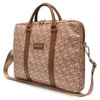 Guess GCube Stripes bag for a 16" laptop - brown