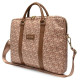 Guess GCube Stripes bag for a 16" laptop - brown