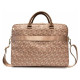 Guess GCube Stripes bag for a 16" laptop - brown