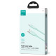Joyroom Multi-Color Series S-A34 USB-A / USB-C cable 100W 1m - green