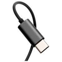Joyroom TYPE-C Series JR-EC07 USB-C in-ear headphones metal - black