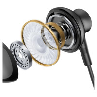 Joyroom TYPE-C Series JR-EC07 USB-C in-ear headphones metal - black