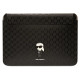 Karl Lagerfeld Saffiano Monogram Ikonik case for a 14" laptop - black