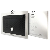 Karl Lagerfeld Saffiano Monogram Choupette case for a 16" laptop - black