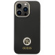 Guess GUHCP13LM4DGPK case for iPhone 13 Pro / 13 - black Silicone Logo Strass 4G
