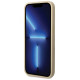 Guess GUHCP13XHG4SGD case for iPhone 13 Pro Max 6.7" - gold Glitter Script Big 4G