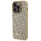 Guess Disco Metal Script case for iPhone 15 Pro - gold