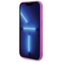 Guess Disco Metal Script case for iPhone 15 Pro - pink