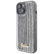 Guess Sequin Script Metal case for iPhone 15 - silver