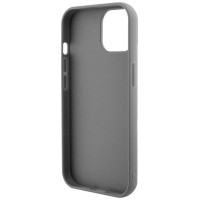 Guess Sequin Script Metal case for iPhone 15 - silver