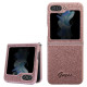 Guess Glitter Script case for Samsung Galaxy Z Flip 5 - pink
