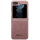 Guess Glitter Script case for Samsung Galaxy Z Flip 5 - pink
