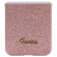 Guess Glitter Script case for Samsung Galaxy Z Flip 5 - pink