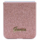 Guess Glitter Script case for Samsung Galaxy Z Flip 5 - pink