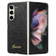 Guess Glitter Script case for Samsung Galaxy Z Fold 5 - black