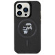 Karl Lagerfeld Karl&Choupette Glitter MagSafe case for iPhone 15 Pro - black
