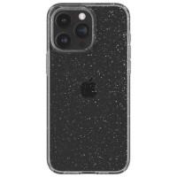 Spigen Liquid Crystal iPhone 15 Pro Max Case - Clear Glitter